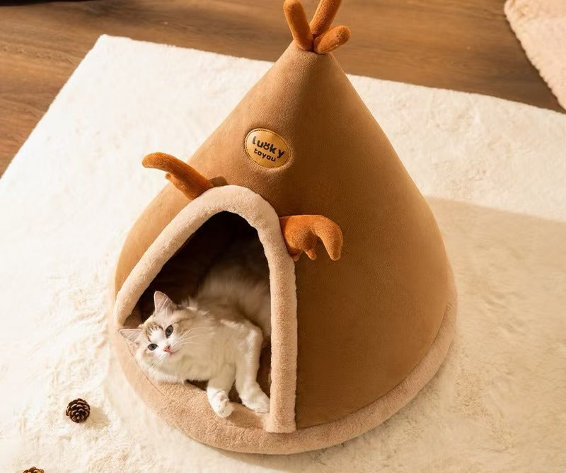 Hamac Tipi Chat – Noisette